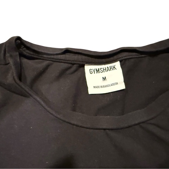 Gymshark Black and Green Crop Top - Picture 3 of 5